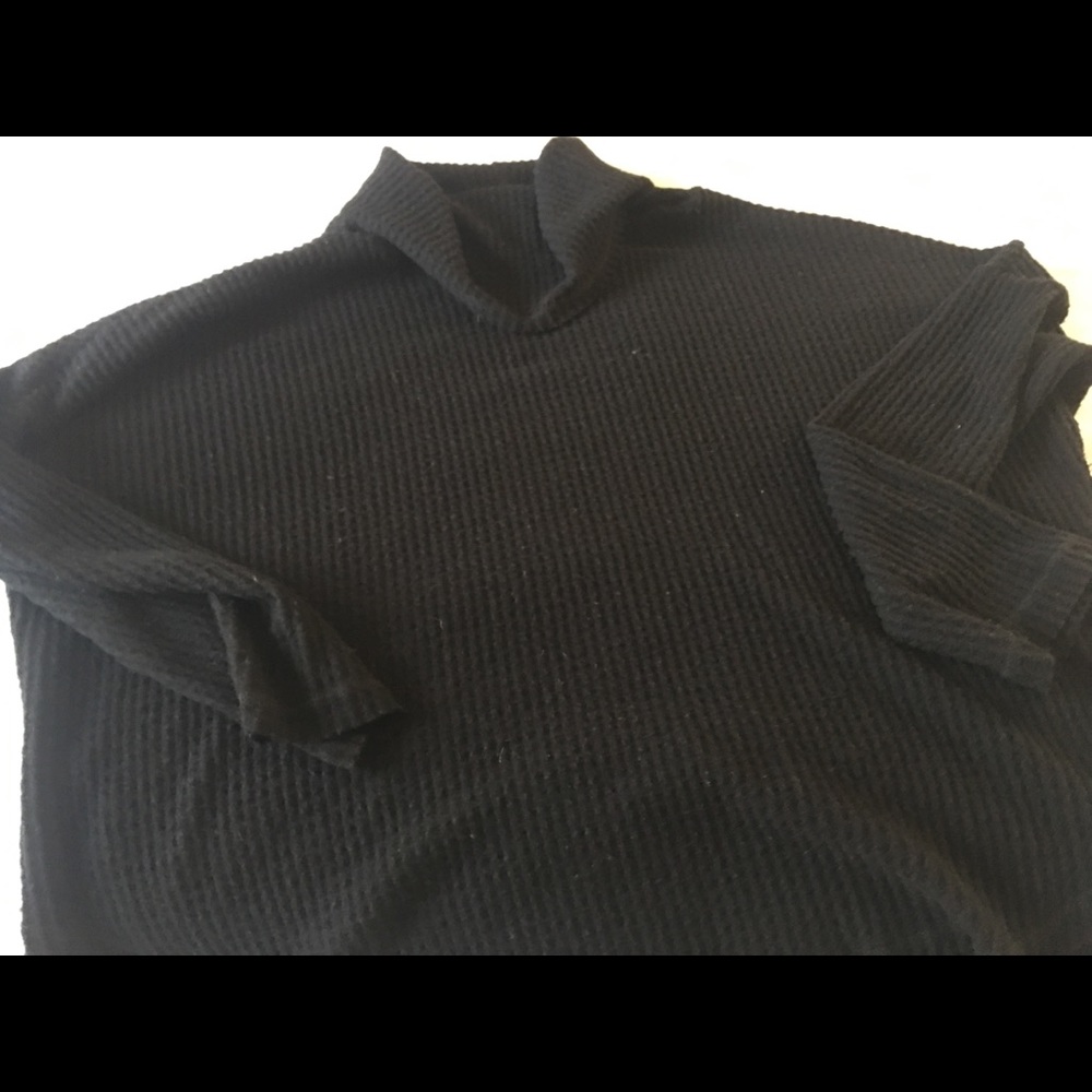 Pink lily loose turtleneck top